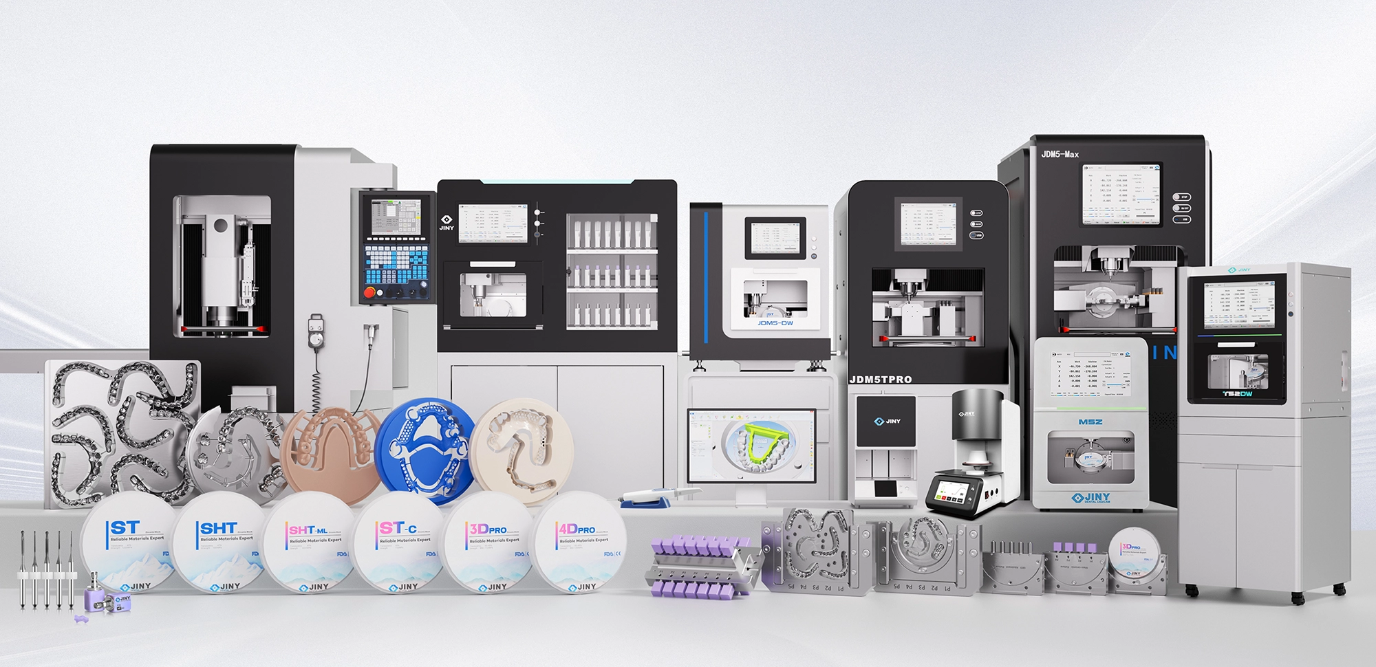 JINY Dental CAD CAM Milling Solutions